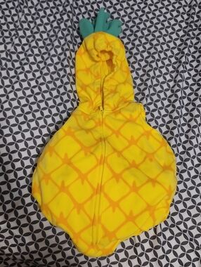 Carter's Baby Pineapple Hooded Zip Romper Halloween Costume 6-9 Months Unisex
